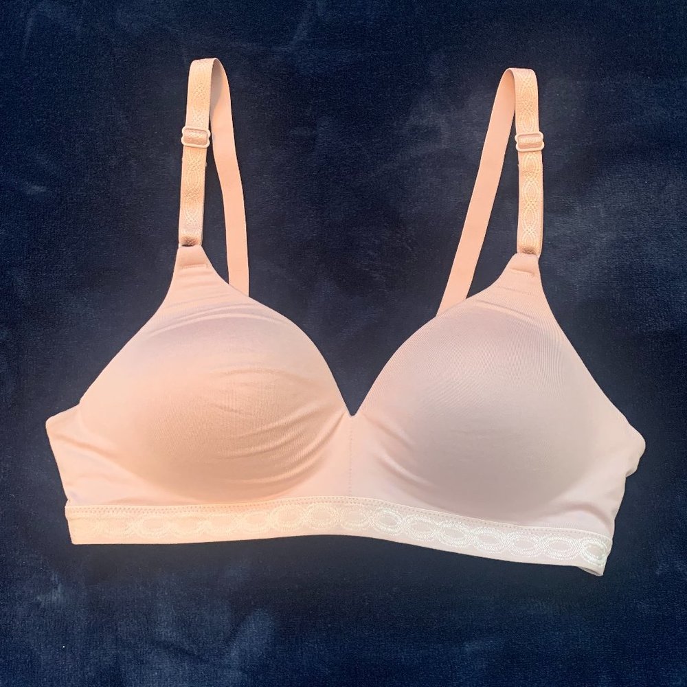 Target dusty-rose-colored bra
